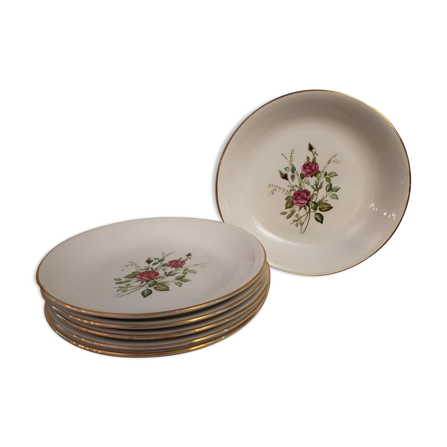 Pompadour 60's collection hollow plates