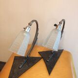 Art Deco bedside lamp