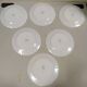 Lot de 6 assiettes plate Arcopal Véronica Myosotis fleur bleu vintage