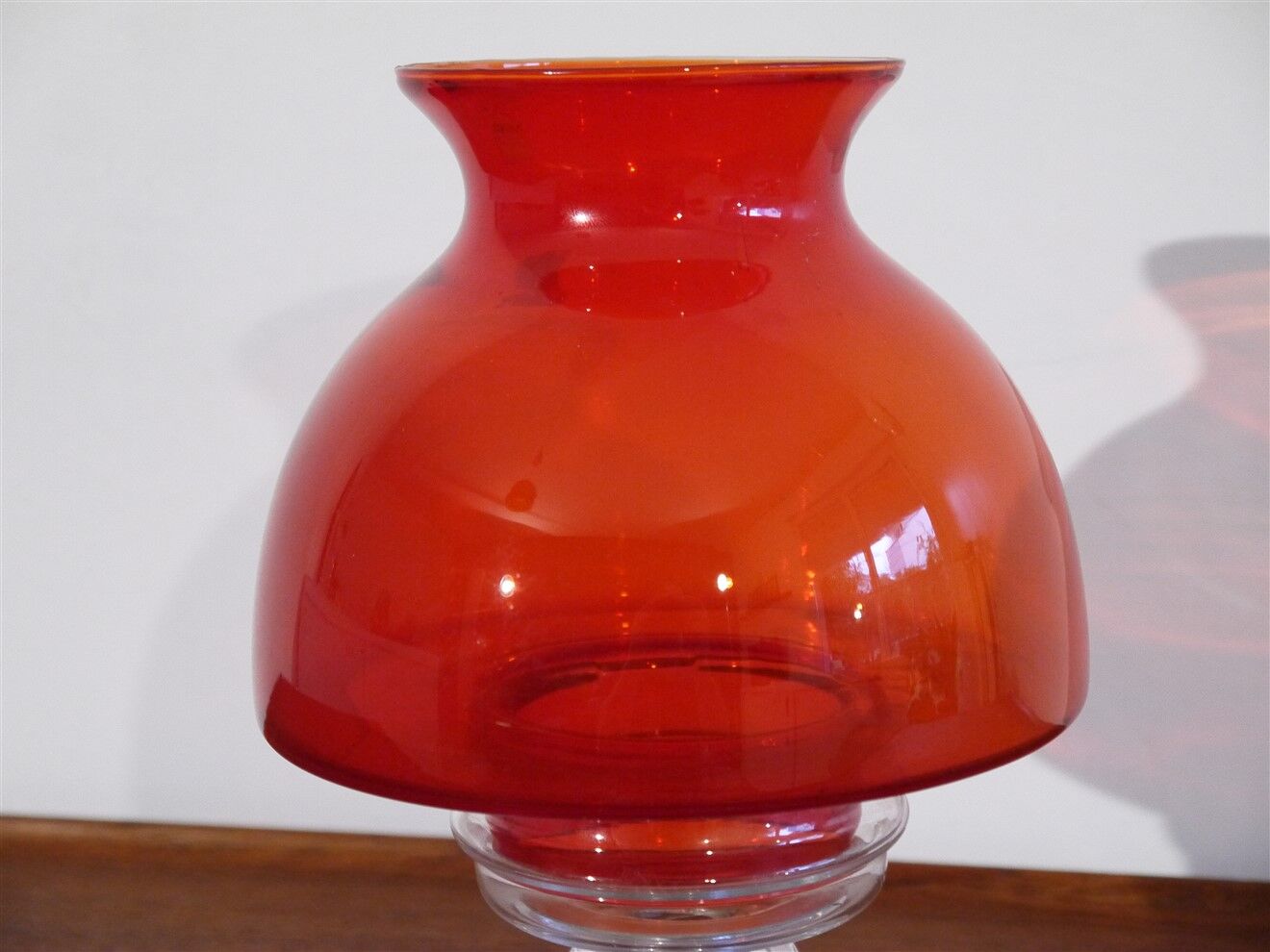 Finnish glass candle holder by Nanny Still 1960