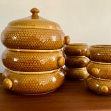 Gien ceramic couscous set