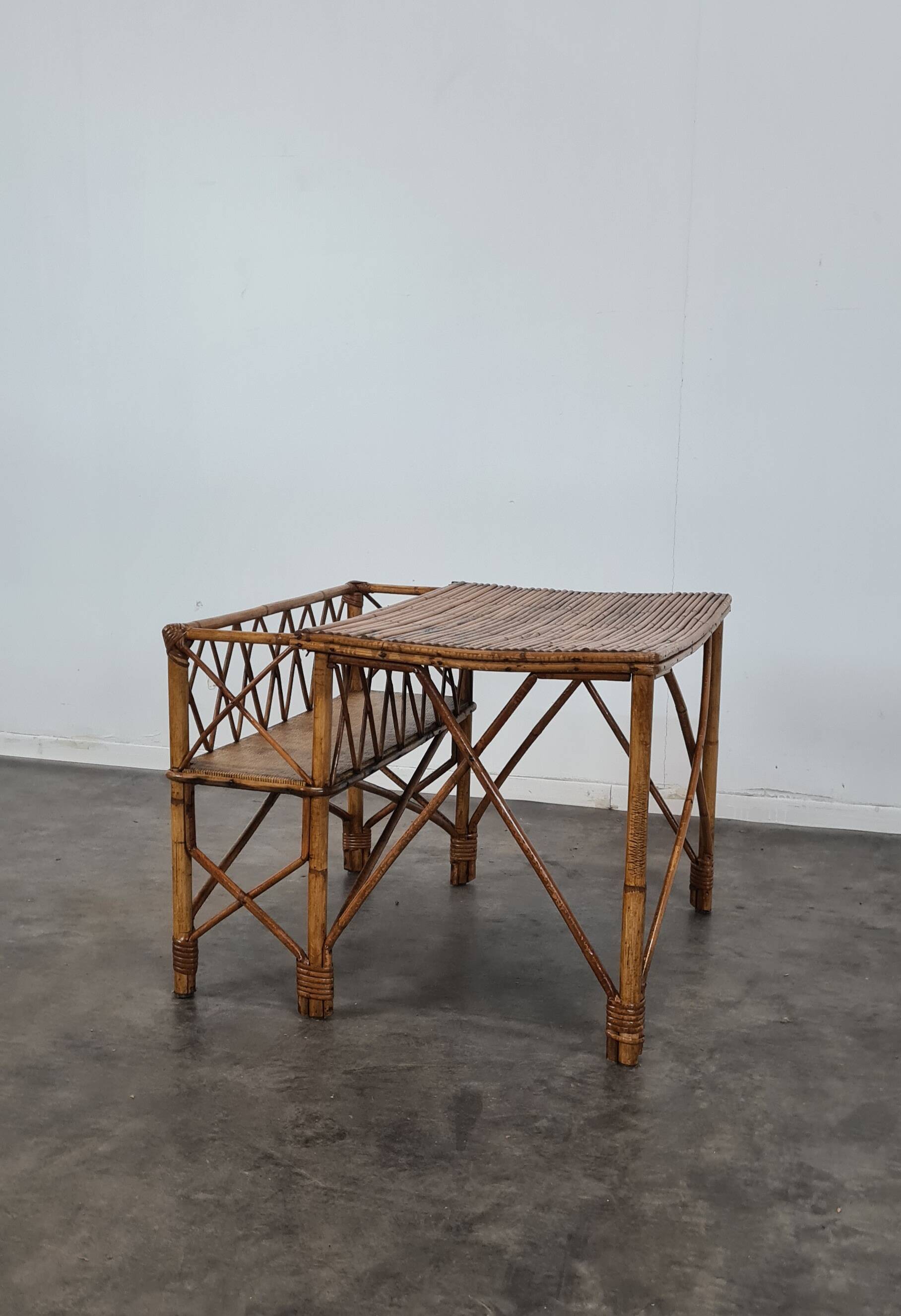 Rattan coffee table
