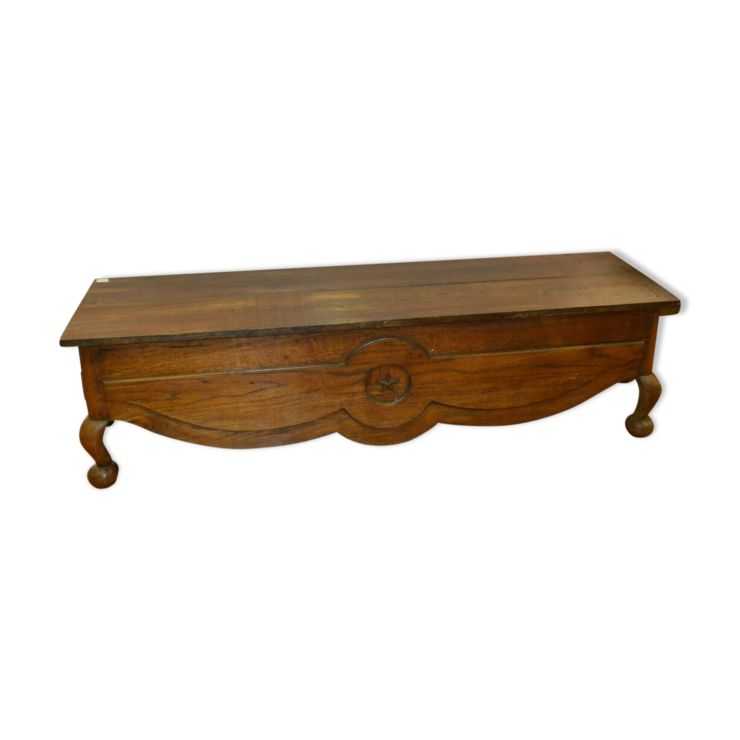 Oak chest bench