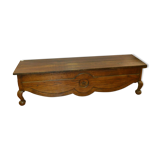 Oak chest bench
