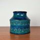 Mid-Century Modern Rimini Blu Pottery Vase by Aldo Londi for Bitossi, Italy, 1960s