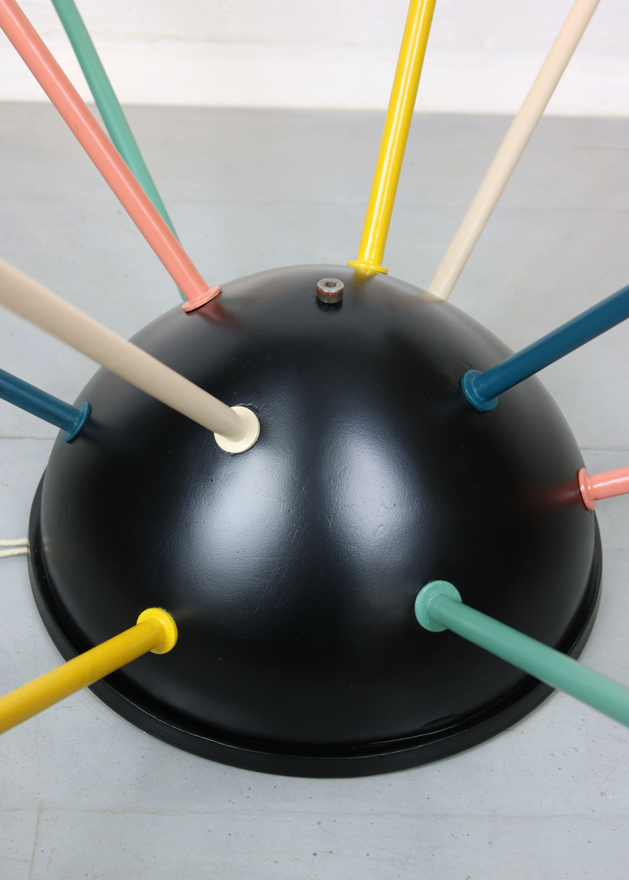 Mid-century Colourful Sputnik Chandelier, 50s