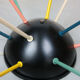 Mid-century Colourful Sputnik Chandelier, 50s