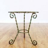Wrought iron plant holder