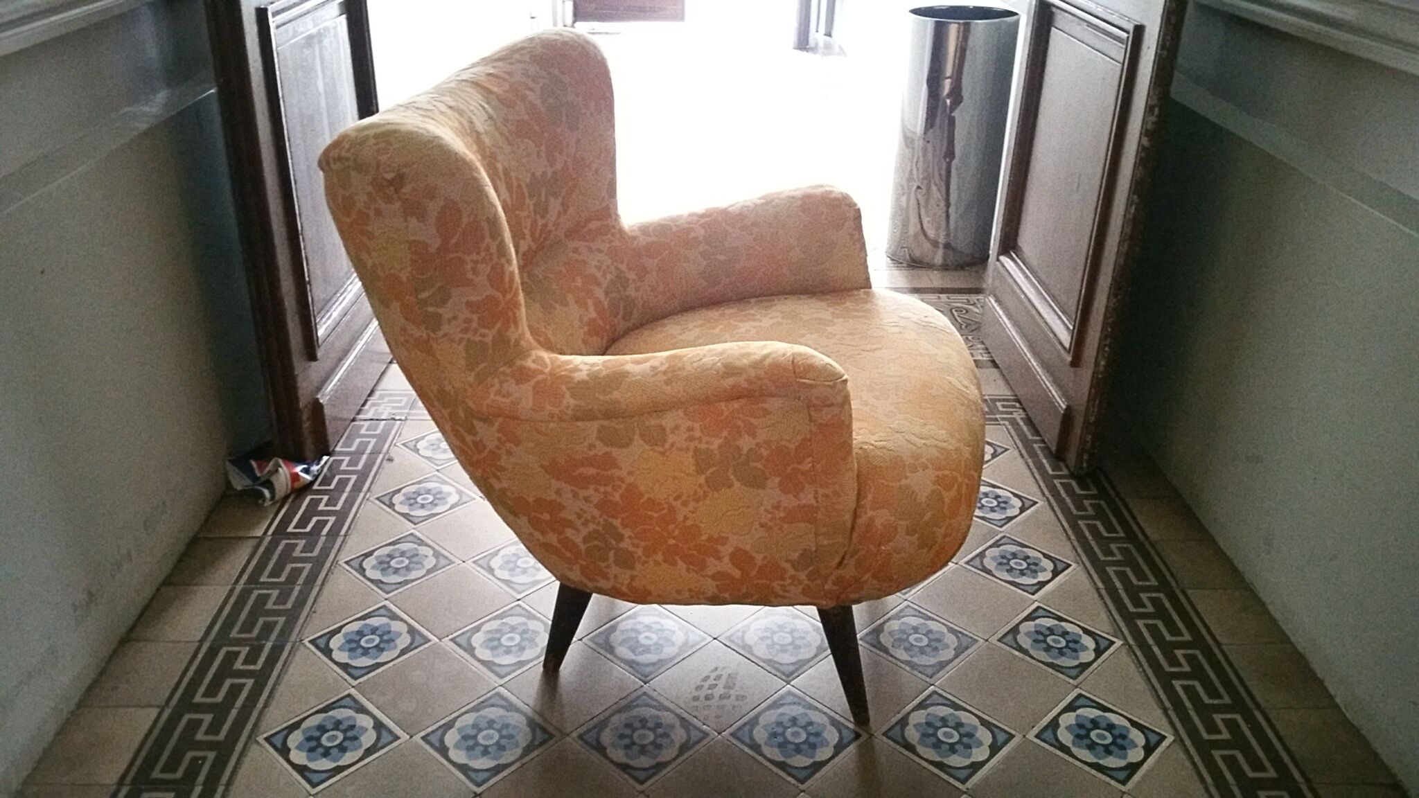 Pair of chairs design organic vintage 50s 60s