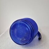 Vintage cobalt blue glass carafe/pitcher '1970s - Cisper