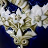 Earthenware vase, faience factory of fives lille - early twentieth century