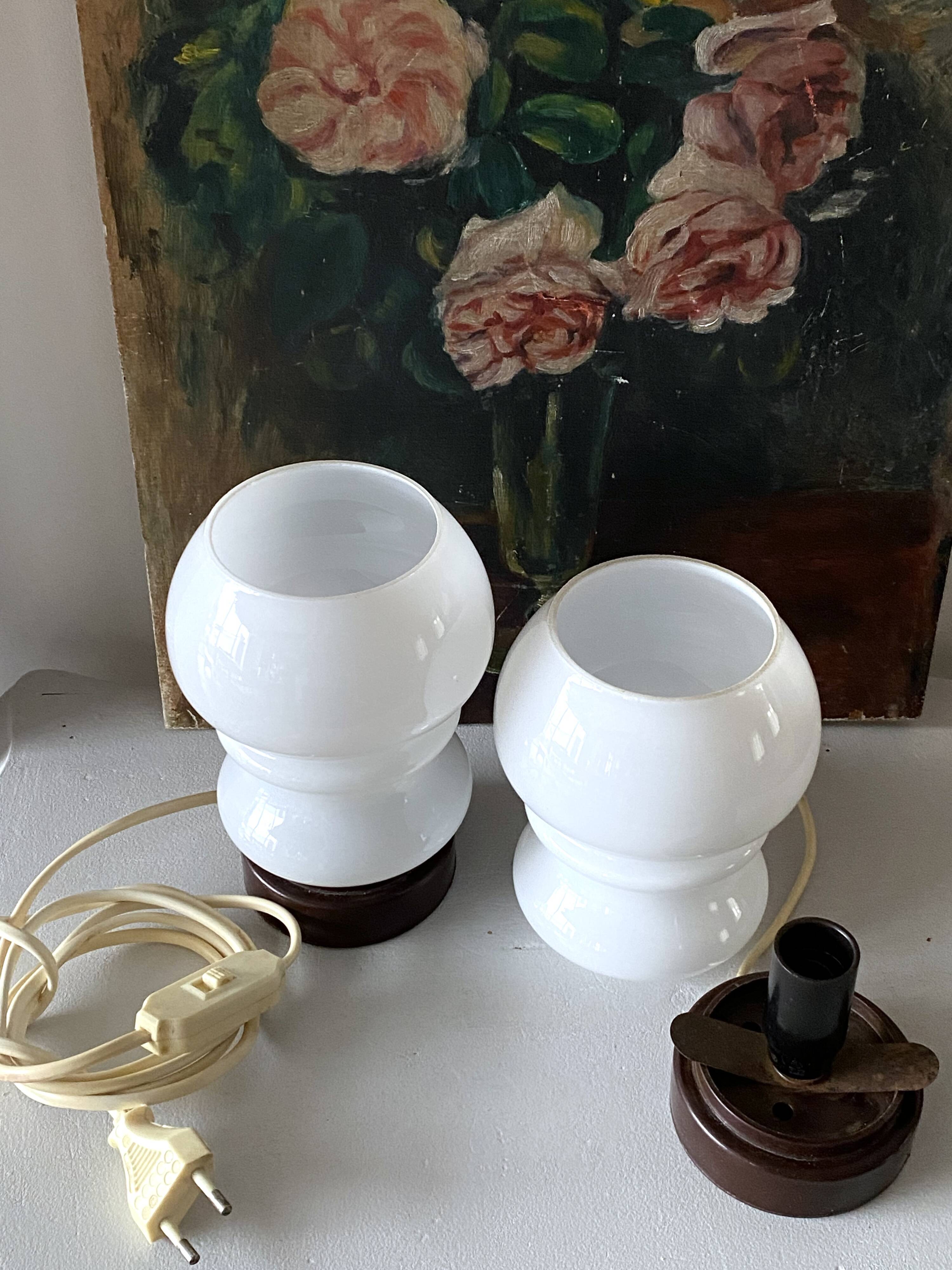 Pair of 1970s lamps