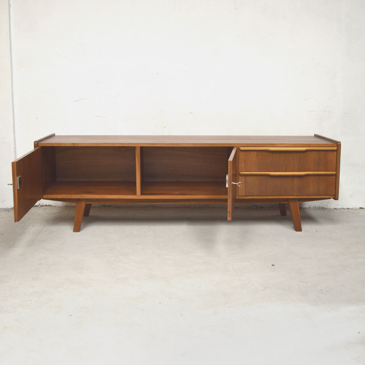 Teak bass enfilade 190cm, 1960