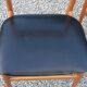 Set of 4 Scandinavian-style teak chairs from the 1970s.