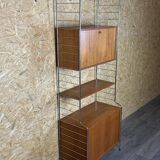 60s 70s teak shelf wall shelf WHB Germany string shelf Danish design