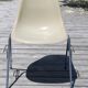 Eames cream shell chair Herman Miller