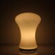 All Glass Table Lamp by Valasske Mezirici, 1960s, Czechoslovakia