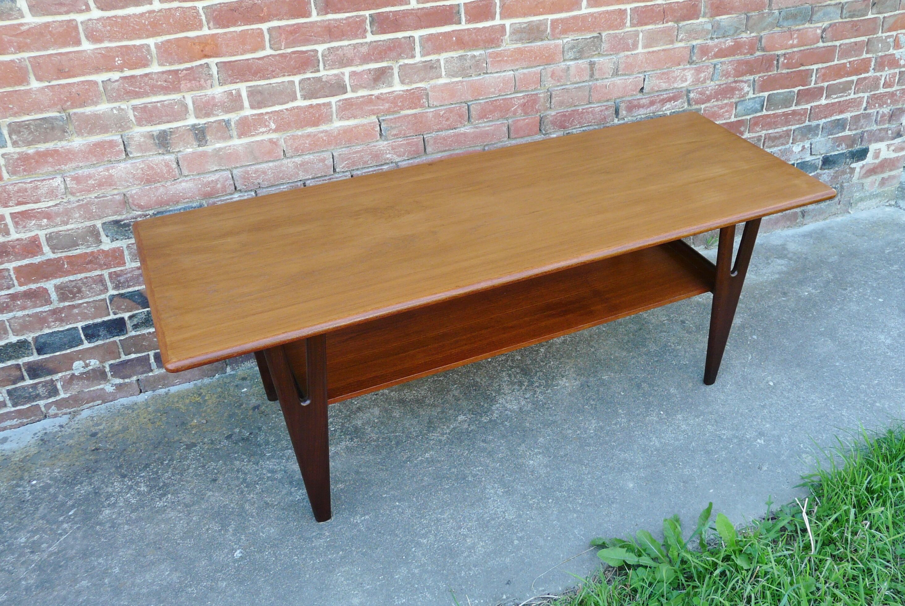 Danish teak coffee table
