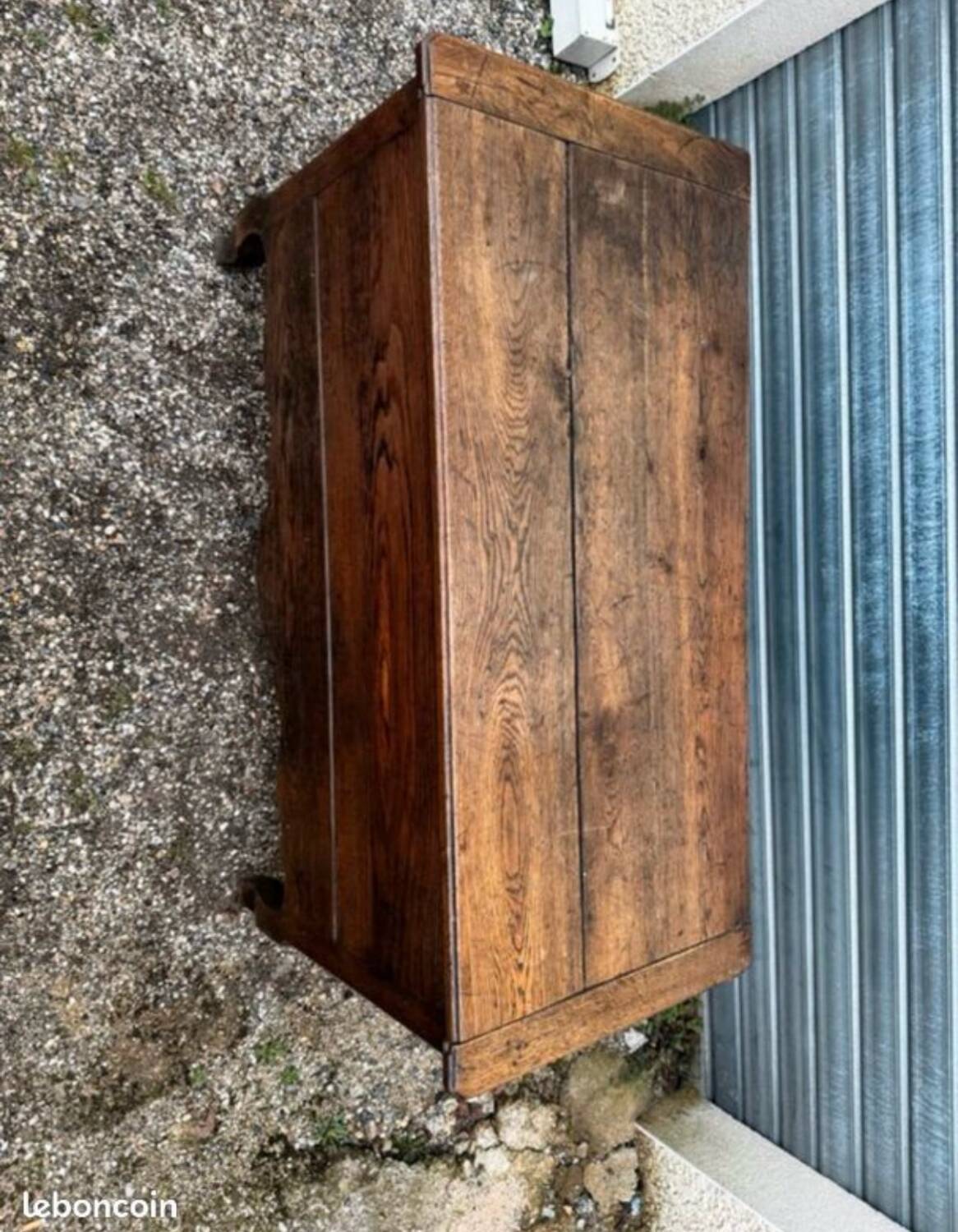Antique solid wood chest / crate from the 19th century
