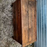 Coffre / maie en bois massif ancien 19ème siècle
