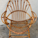 Pair of vintage shell armchairs 1950