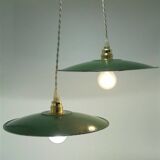 Enamelled sheet metal suspensions