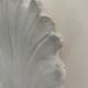 Art Deco shell wall lamp 49cm