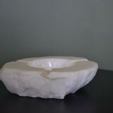 Cendrier onyx blanc