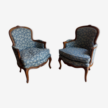Paire de fauteuil Louis XV