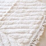 White Moroccan Beni Ourain Rug - 293 x 197 cm