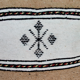 Beige and cream Berber Moroccan cushion