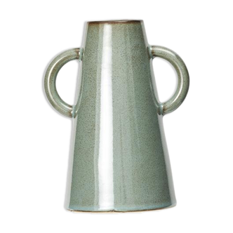 Vase en céramique vert de gris 20cm