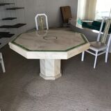 Table à manger en bois laqué