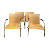 Beech armchairs