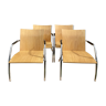 4 fauteuils en hêtre