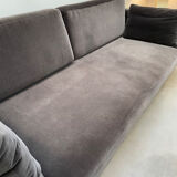 Sofa 210 solid oak navy blue