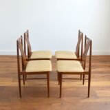 Suite of 4 Scandinavian dining chairs 1960s
