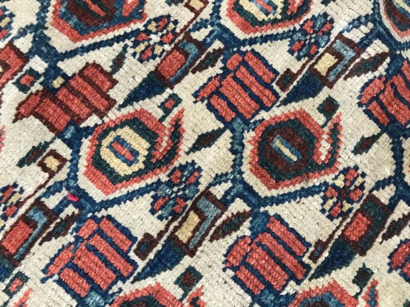 Carpet old persian kurdish done hand 117 x 185 cm