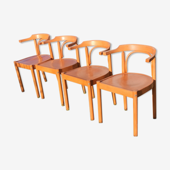 Série de 4 fauteuils Baumann