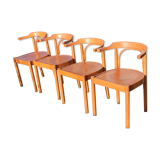 Series of 4 Baumann armchairs