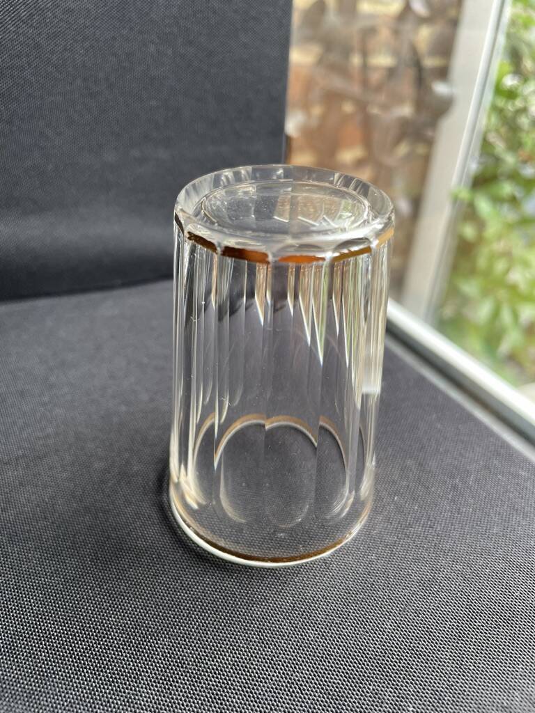 7 Baccarat Chicago service goblets size 6410 gold