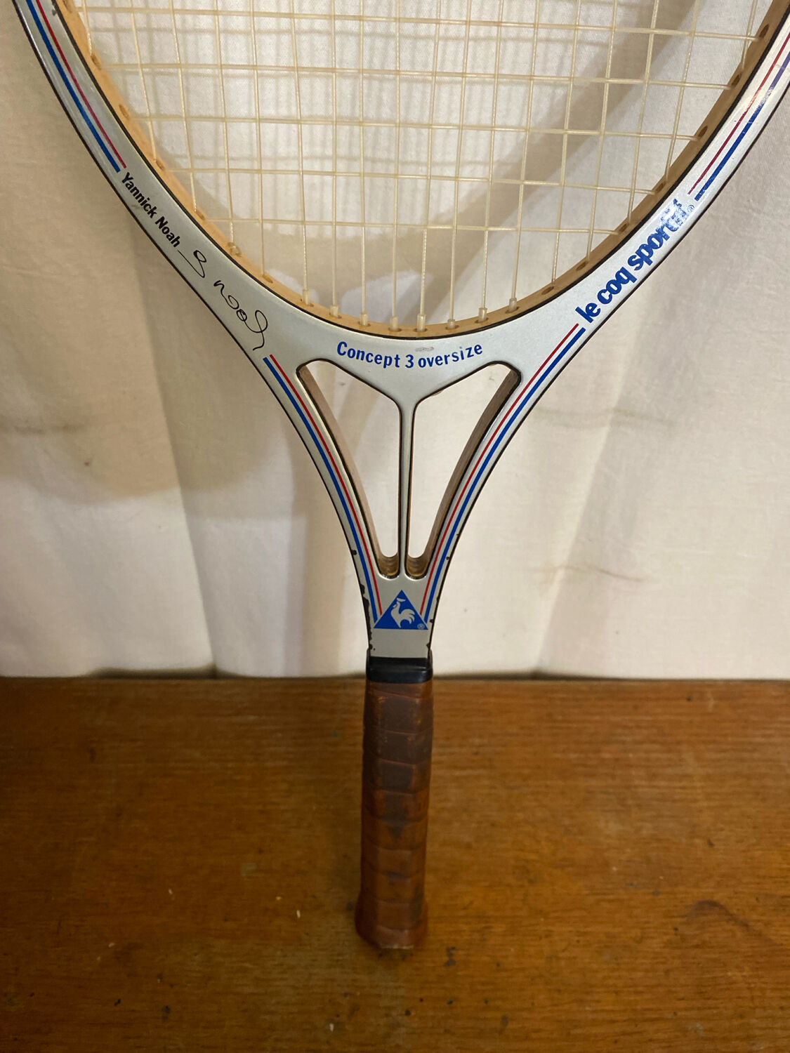 Vintage Tennis Racket LE COQ SPORTIF Concept 3 Yannick NOAH | Selency