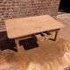 Coffee table with turned legs
