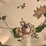 2 plates and 1 dish in Samadet earthenware