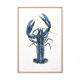 "Lucie" the blue lobster, art print 20/30cm