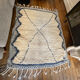 Handmade wool Berber rug