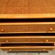 Commodes vintage, cannage en rotin