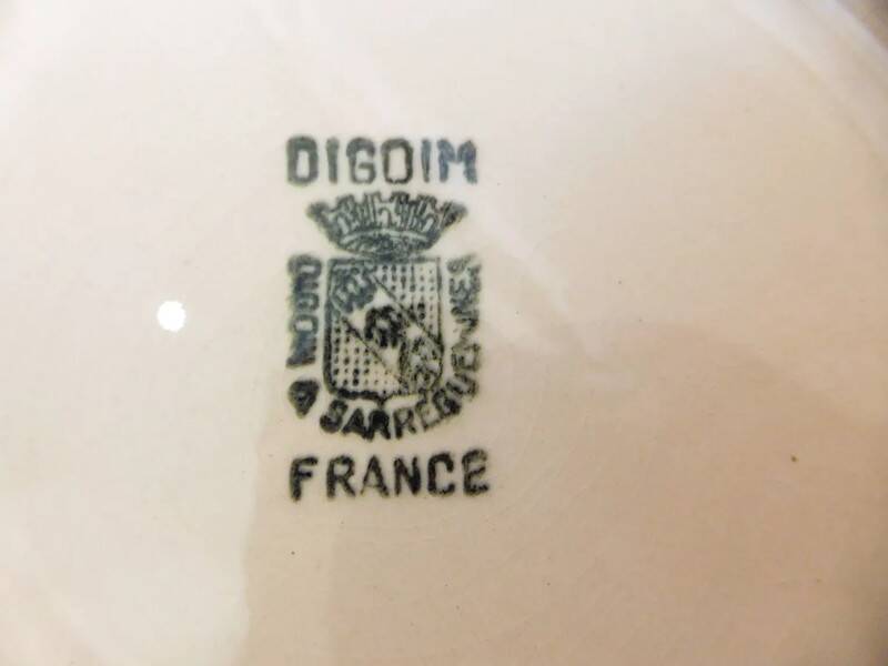 4 dessert plates from Digoin Sarreguemines 220623