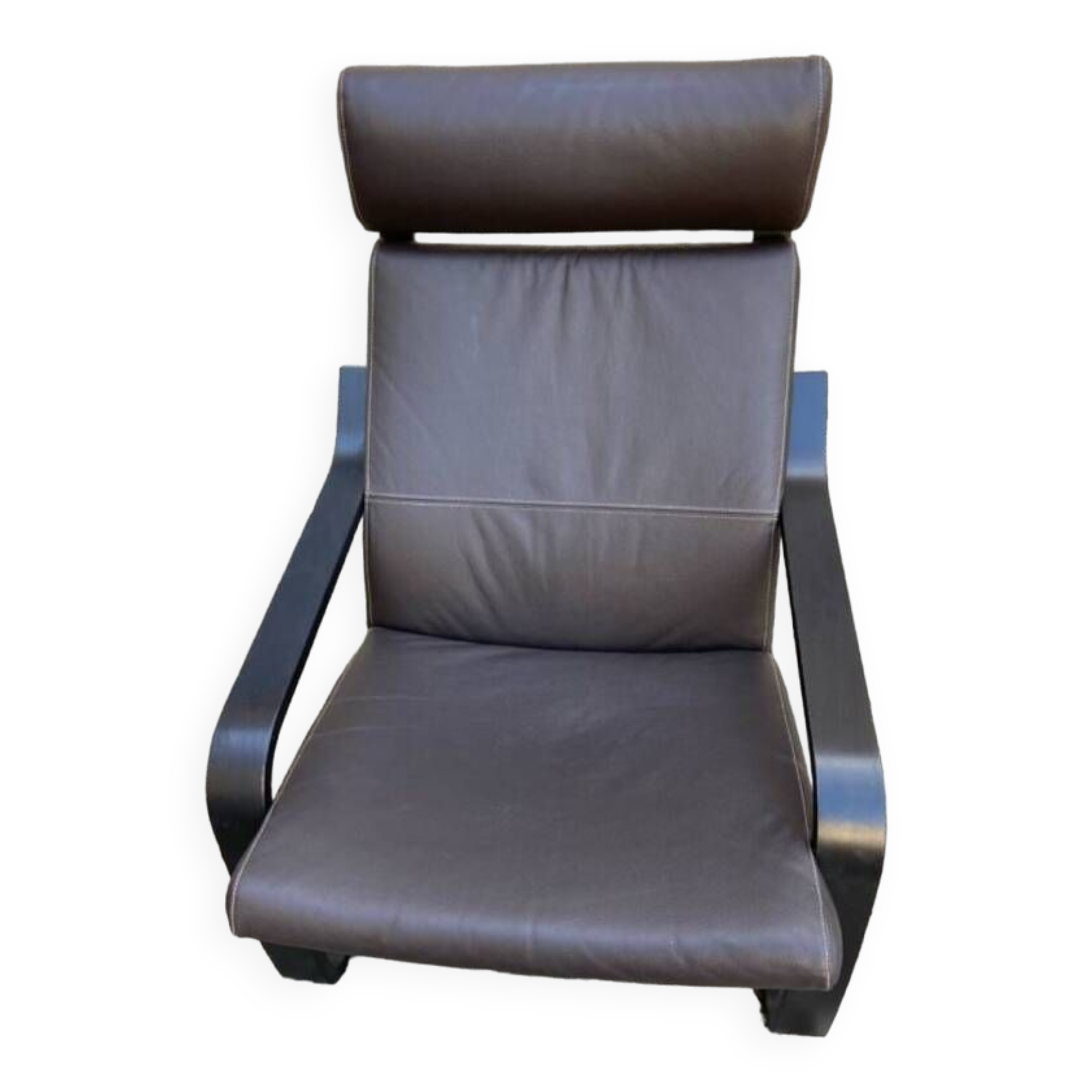 Fauteuil cuir modèle Poang