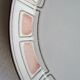 Flat round dish sandstone from niderviller vintage mesh model